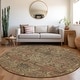 preview thumbnail 86 of 135, Machine Washable Indoor/ Outdoor Boho Traditional Chantille Rug Brown - 8' x 8'
