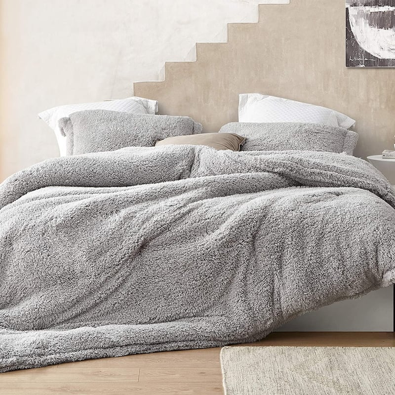I Know You Know - Coma Inducer® Oversized Comforter Set - Quiet Grey