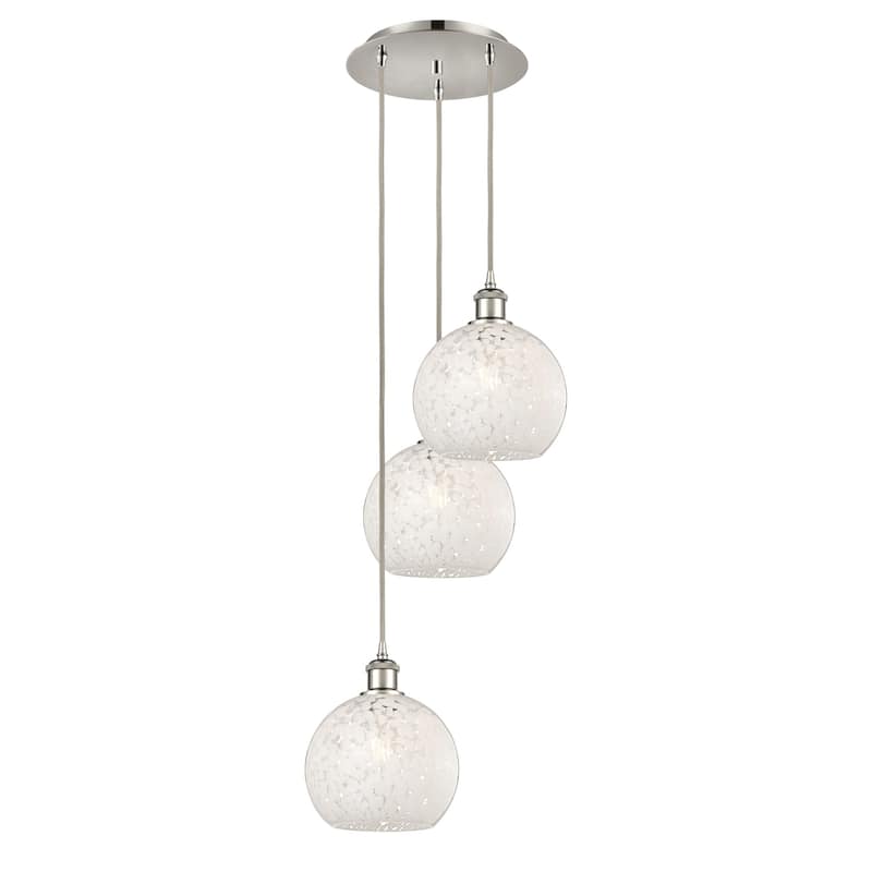 Innovations Lighting 113B-3P-36-15 White Mouchette Pendant White
