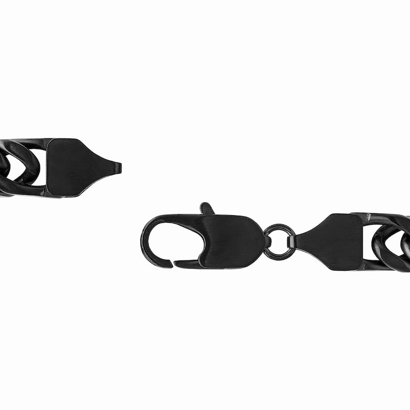 Steel Nation Stainless Steel Block Curb Bracelet