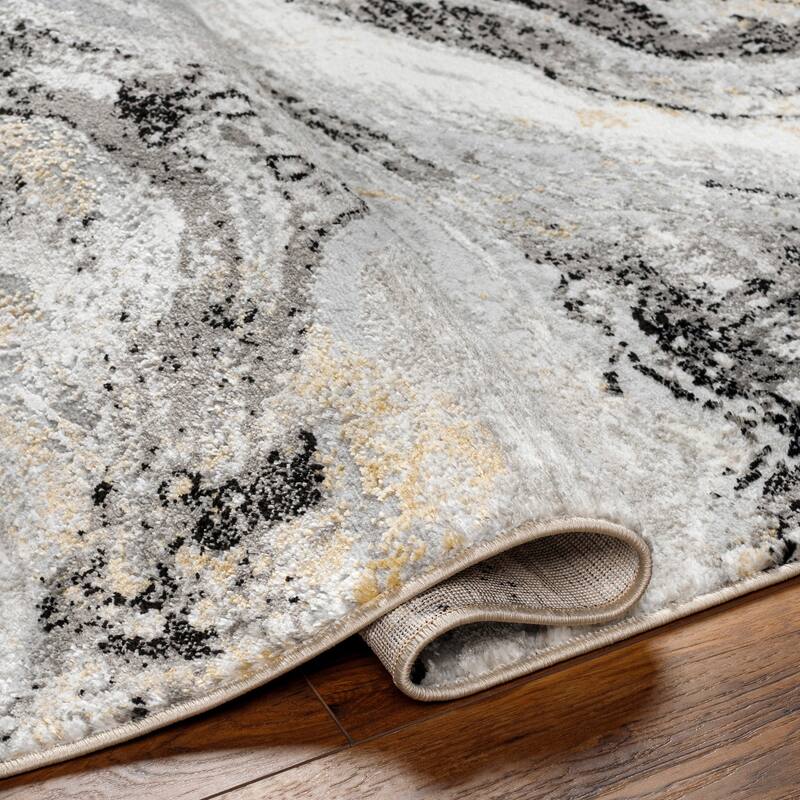 Livabliss San Fran Abstract Swirl Area Rug