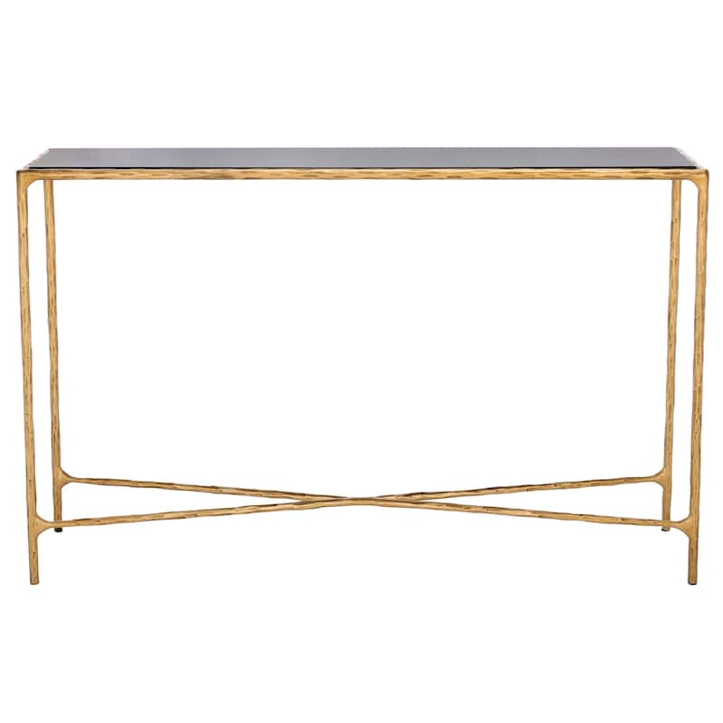 SAFAVIEH Couture Dorotea Forged Metal Rectangle Console Table - 48" W x 12" L x 30" H - 48"W x 12"D x 30"H