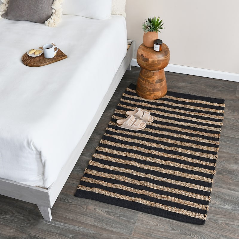 Jute Cotton Area Rug