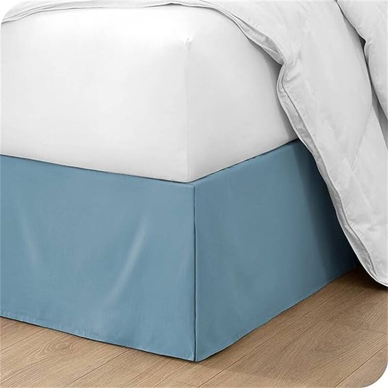 Pleated bed skirt - Coronet Blue - Queen