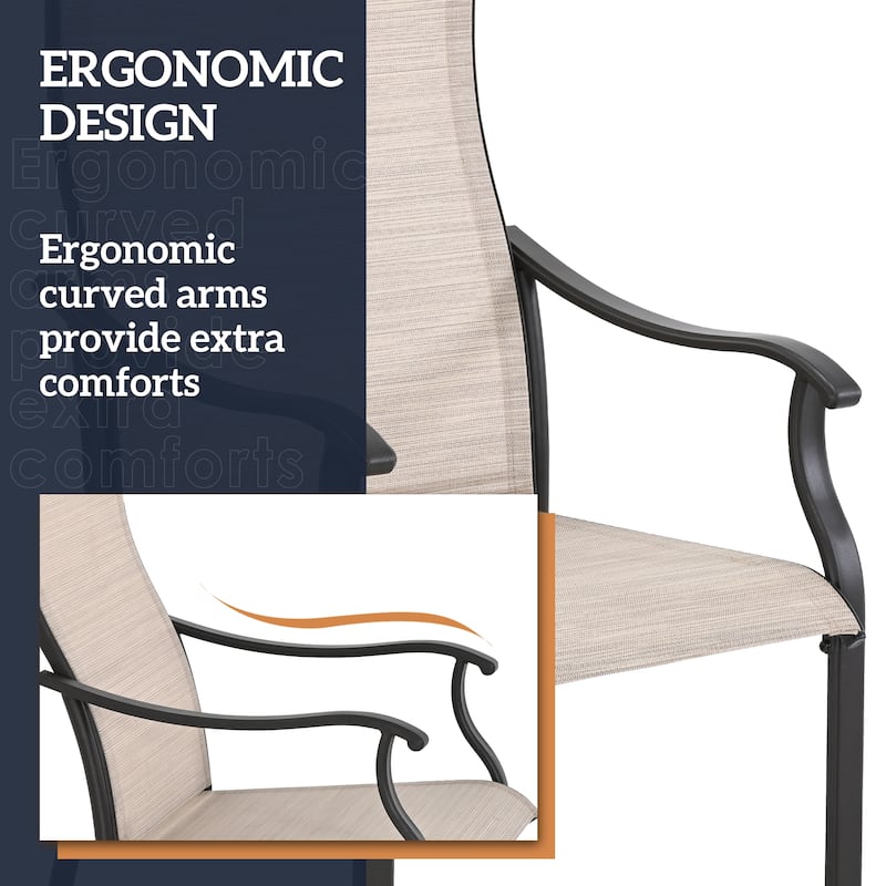 7-Piece Textilene Patio Dining Sets for Outdoor Living