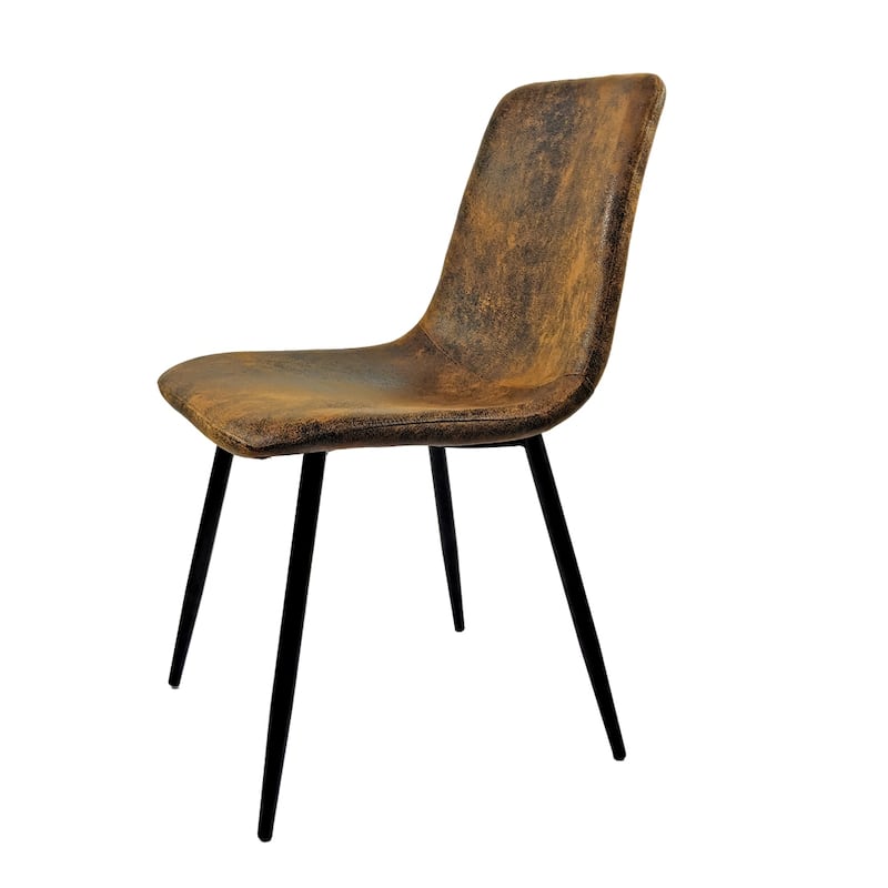 Modern Dining Room Chairs with Metal Legs(Set of 4) - N/A