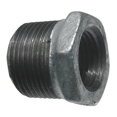Manufacturer Varies Hex Bushing,Malleable Iron, 1/2 x 3/8 in 5P879 - 1 Each