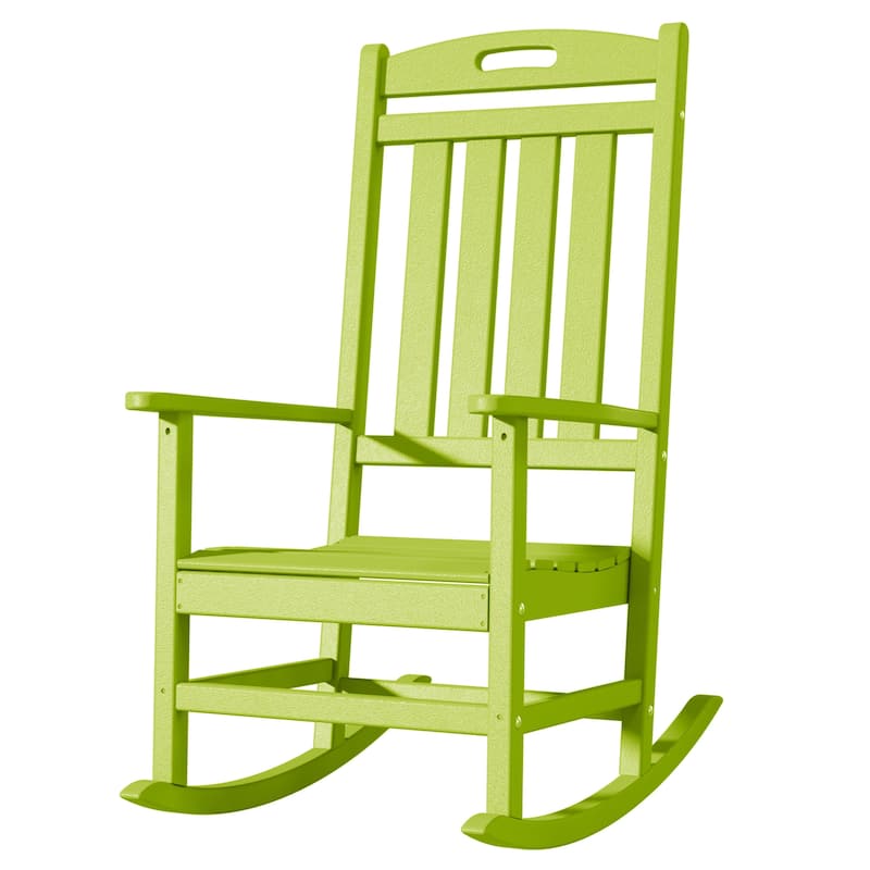 Polydun Outdoor Plastic Rocking Chair