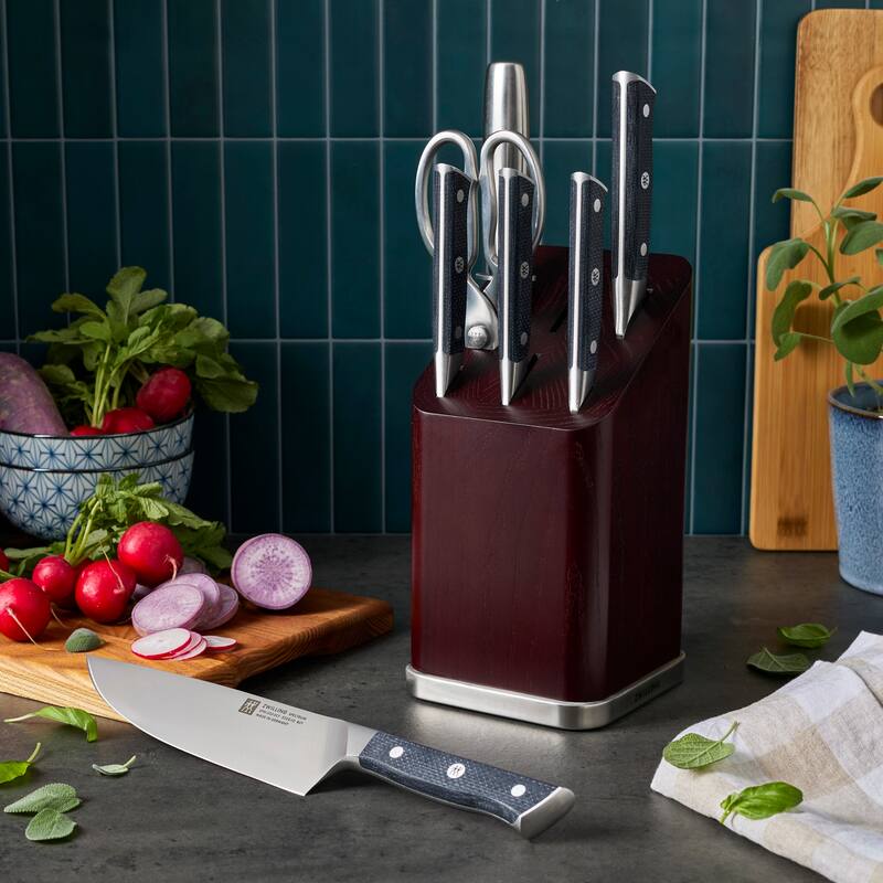 ZWILLING Spectrum 8-pc Knife Block Set - Ash