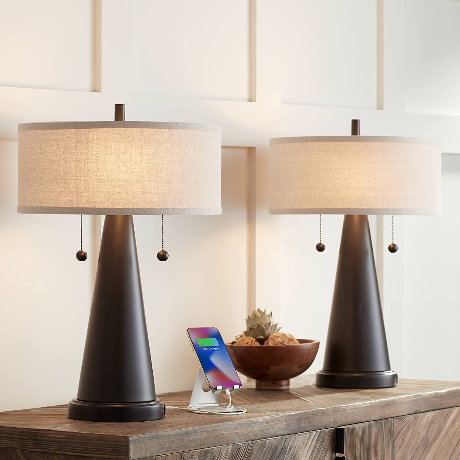 Rustic metal lamps discount