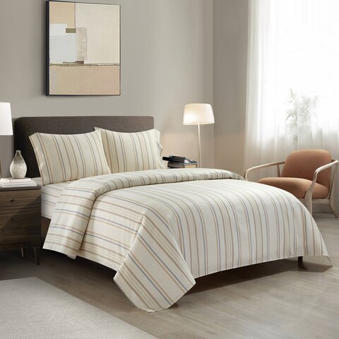 Grand Avenue Printed 4-Piece Ultra Soft Polyester Sheet Set