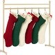 preview thumbnail 1 of 3, Christmas Stocking Stand, Decor Display w/ Name Tags, Chalk Marker