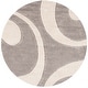 preview thumbnail 16 of 48, SAFAVIEH Florida Shag Jayati Abstract 1.2-inch Thick Rug