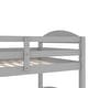 preview thumbnail 12 of 13, Artsy Twin Size L-Shaped Bunk bed with Trundle and Full-length Guardrail, 5 Beds in 1, Maximized space, Grey