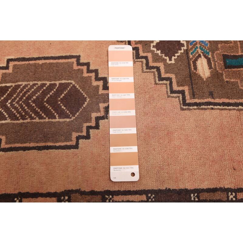 ECARPETGALLERY Hand-knotted Teimani Copper Wool Rug - 7'7 x 9'4