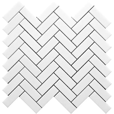 Apollo tile 12 x 13 Nubes Snow White Thassos Honed Marble Tile (5.29 sq ft/case) - 5 Pack