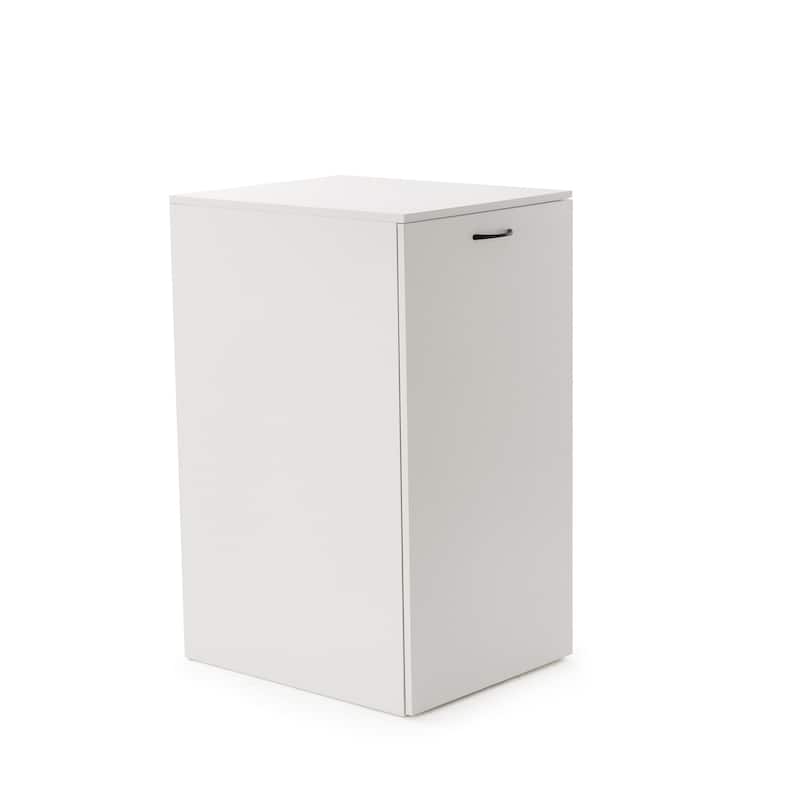 Yak About It® Hidden Laundry Cabinet - White by DormCo