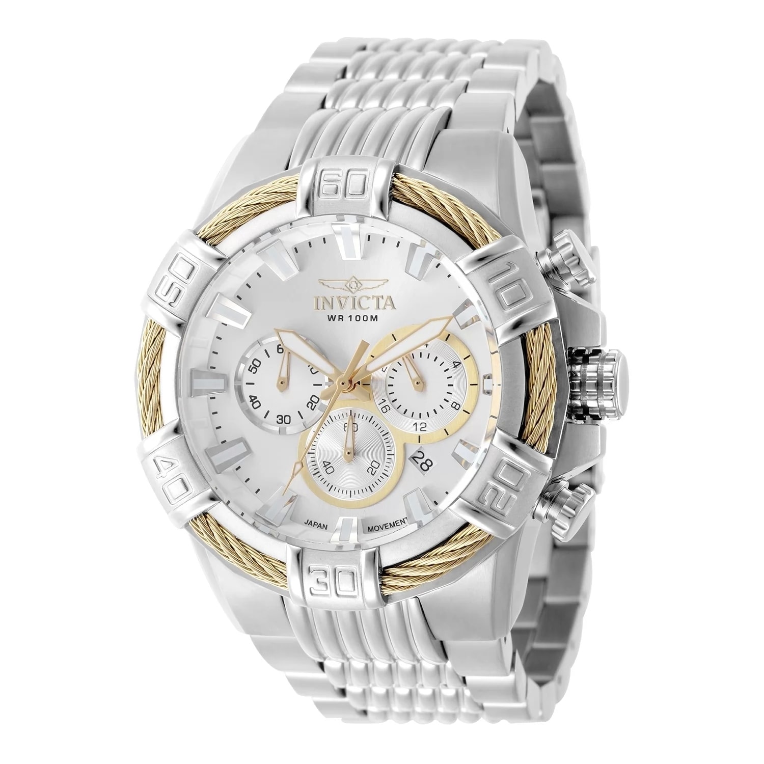 Invicta Men's 49901 Bolt Quartz VD53 Brass Dial Watch