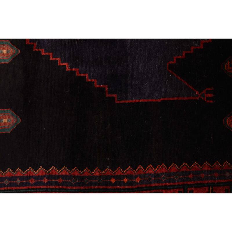 ECARPETGALLERY Hand-knotted Konya Anatolian Black Wool Rug - 4'11 x 13'0
