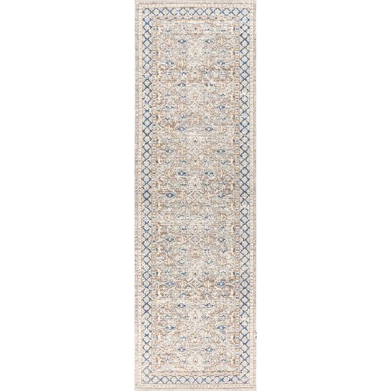 JONATHAN Y Xlendi English Country Argyle Area Rug