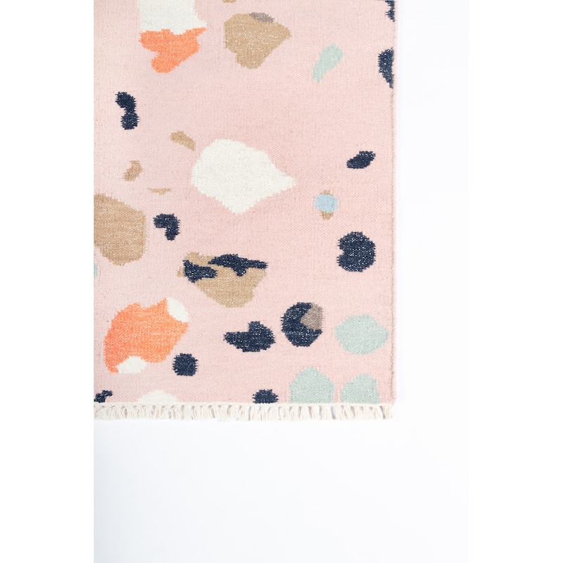 Momeni Jem Hand Woven Wool and Lurex Abstract Area Rug