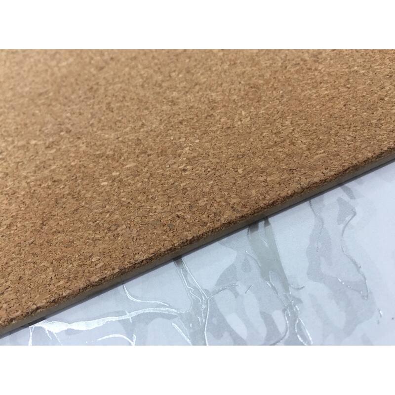 Dainty Home Marble Thick Cork Printed Rectangular Placemat Set