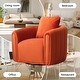 preview thumbnail 3 of 8, Swivel Barrel Chair, Comfy Round Accent Sofa Chair, 360 Degree Swivel Barrel Club Chair, Leisure Arm Chair