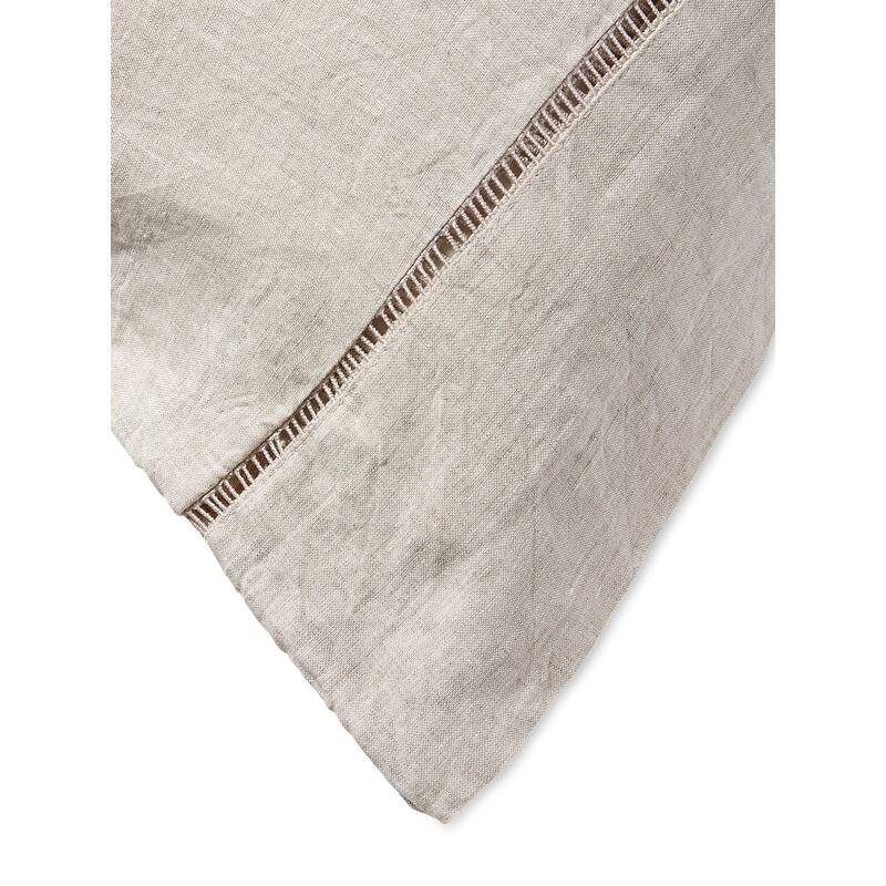 Belgian Flax Linen Collection Ladder Hemstitch Pillowcases/Euro Shams