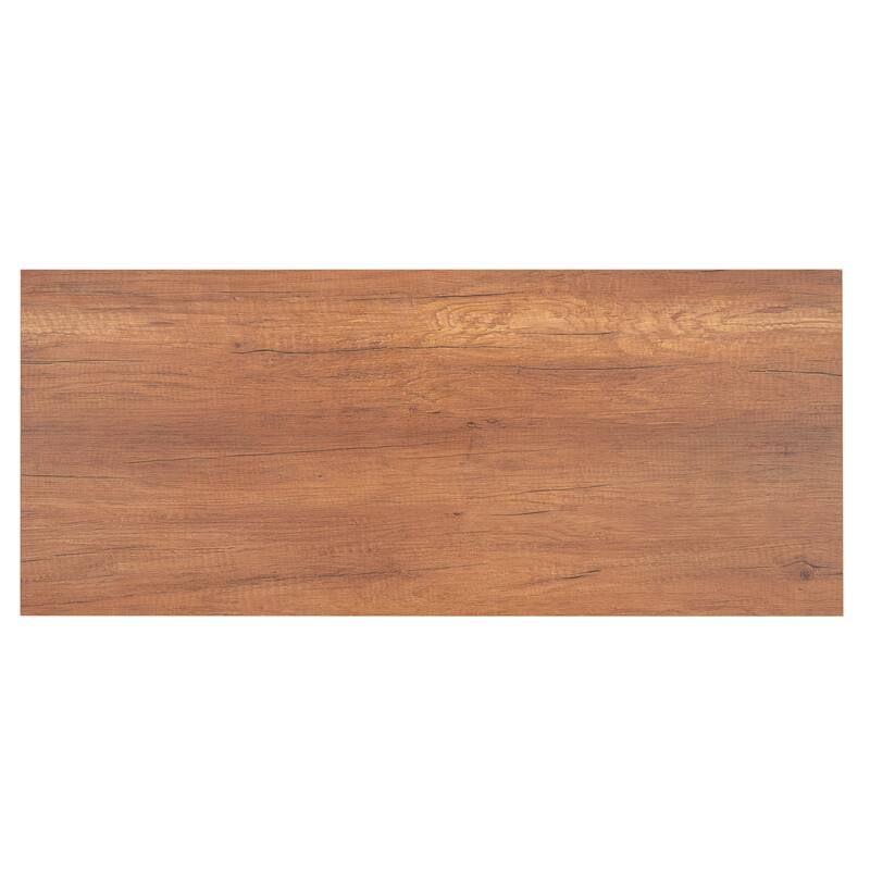 Twin Size Metal Loft Bed with Desk and Shelves in Black