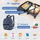 preview thumbnail 36 of 38, Costway 5 PCS Kids Luggage Set with Backpack Neck Pillow Luggage Tag - See Details