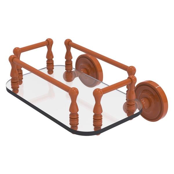 Allied Brass Prestige Regal Collection Wall Mounted Horizontal Guest Towel Holder in Satin Chrome Allied Brass Prestige Regal Collection Wall Mounted Horizontal Guest Towel Holder in Satin Chrome