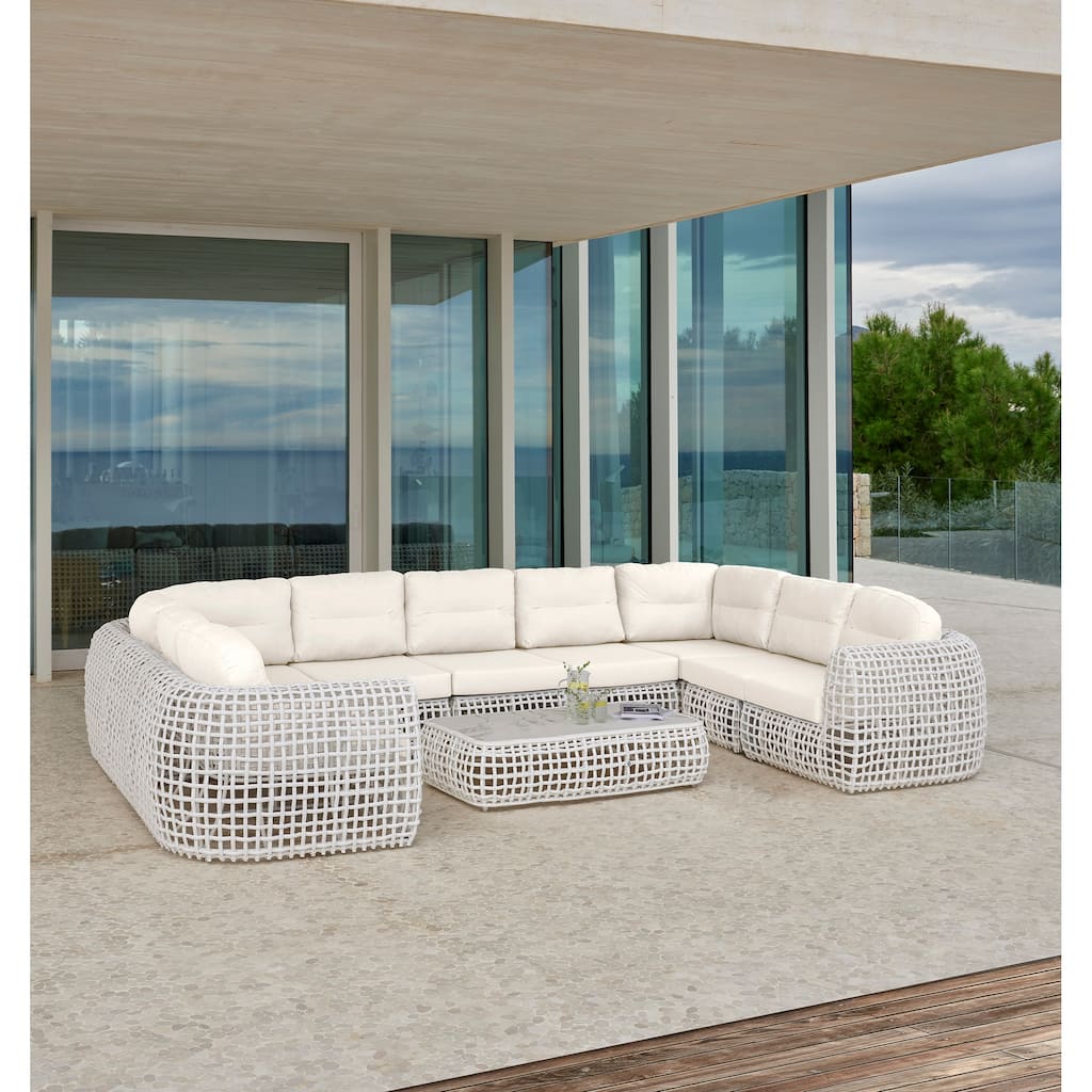 Skyline Design Dynasty 10-Piece Sectional Set with Sunbrella Cushions