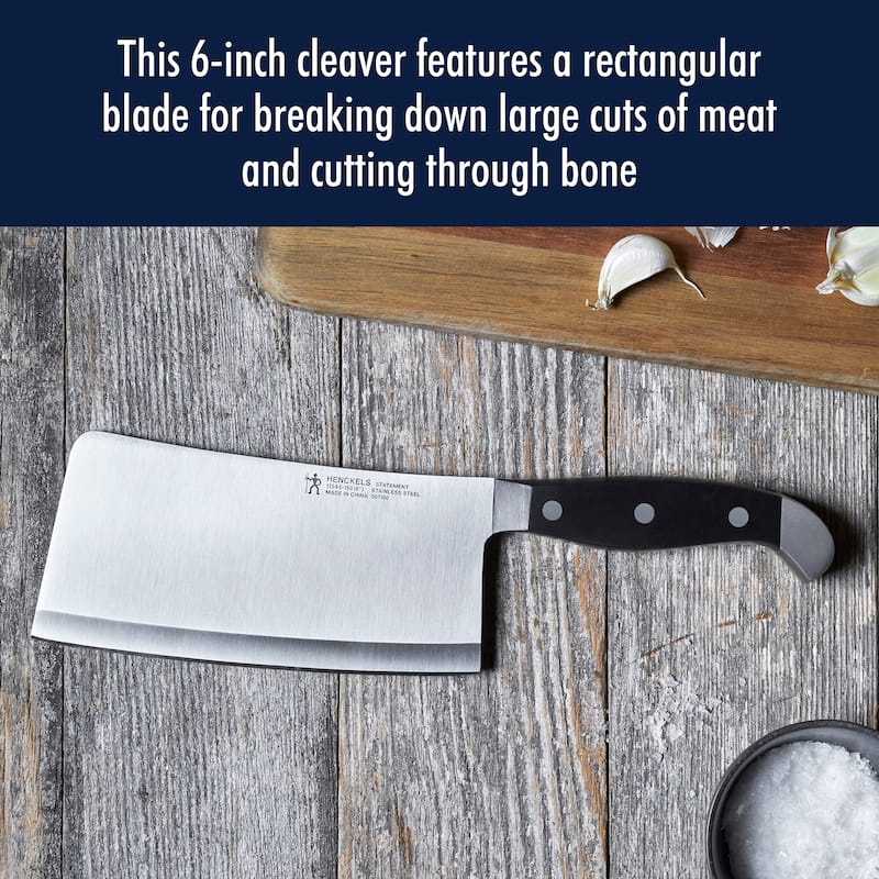 Henckels Statement 6-inch Meat Cleaver - Black