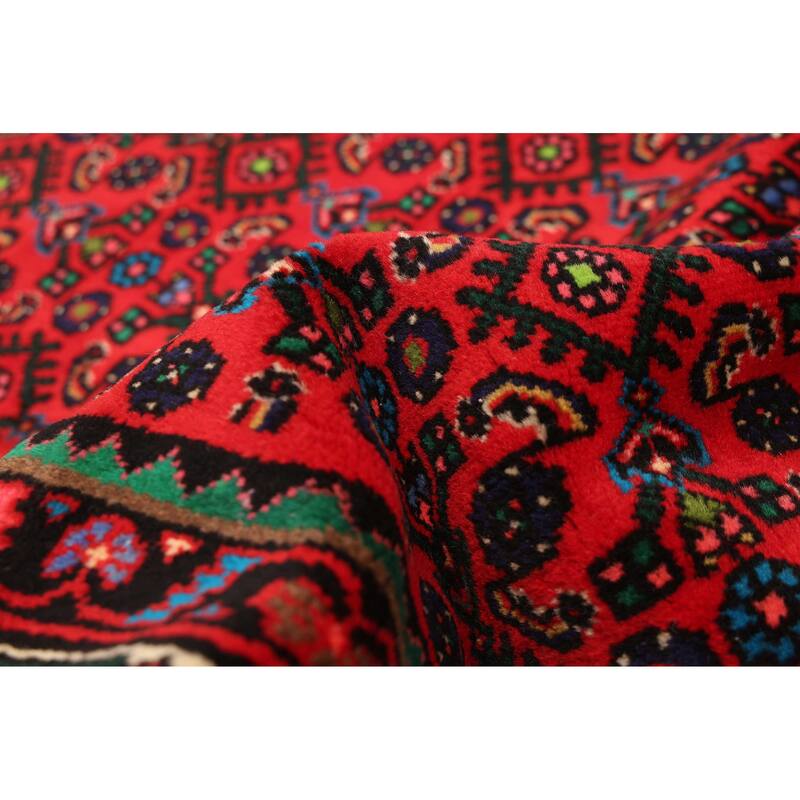 ECARPETGALLERY Hand-knotted Andelz Red Wool Rug - 3'5 x 5'2