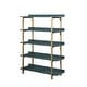 preview thumbnail 13 of 12, Bizi Contemporary Metal 5-Tier Display Shelf by Furniture of America Blue