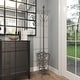 preview thumbnail 8 of 17, Black Metal Vintage Style Coat Rack with Scroll Designs