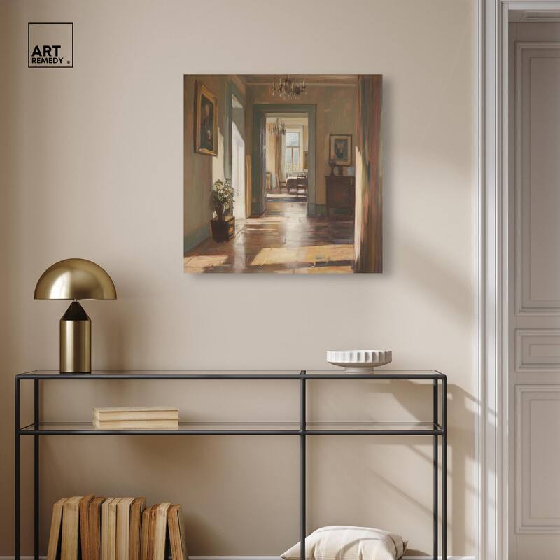 Room's Radiant Canvas by Art Remedy, Gallery Wrapped