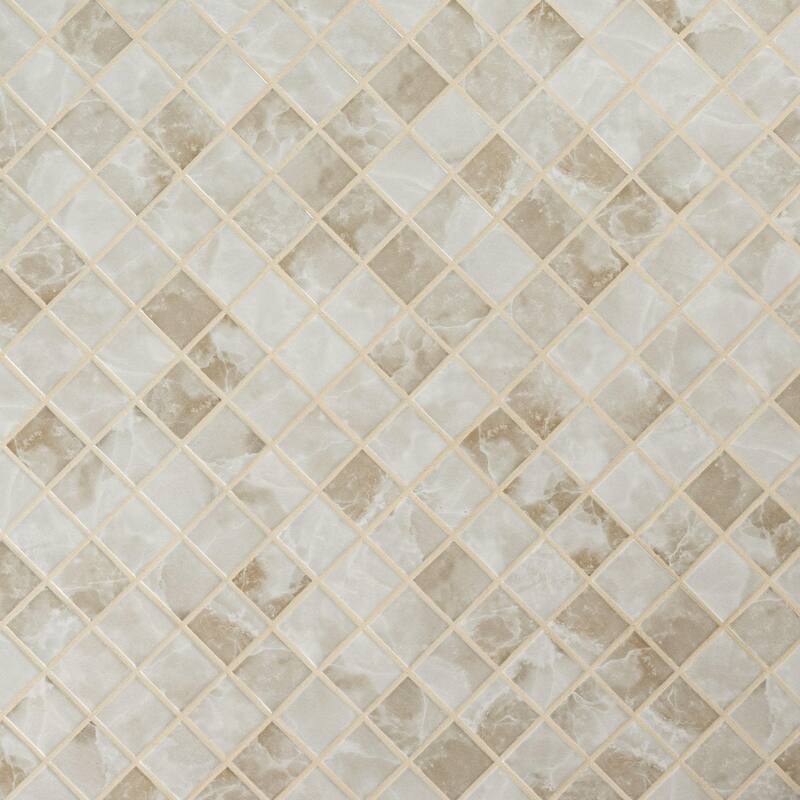 Ackland AKM-P-2X2SQM-CA 12" x 12" Porcelain Square Floor and Wall
