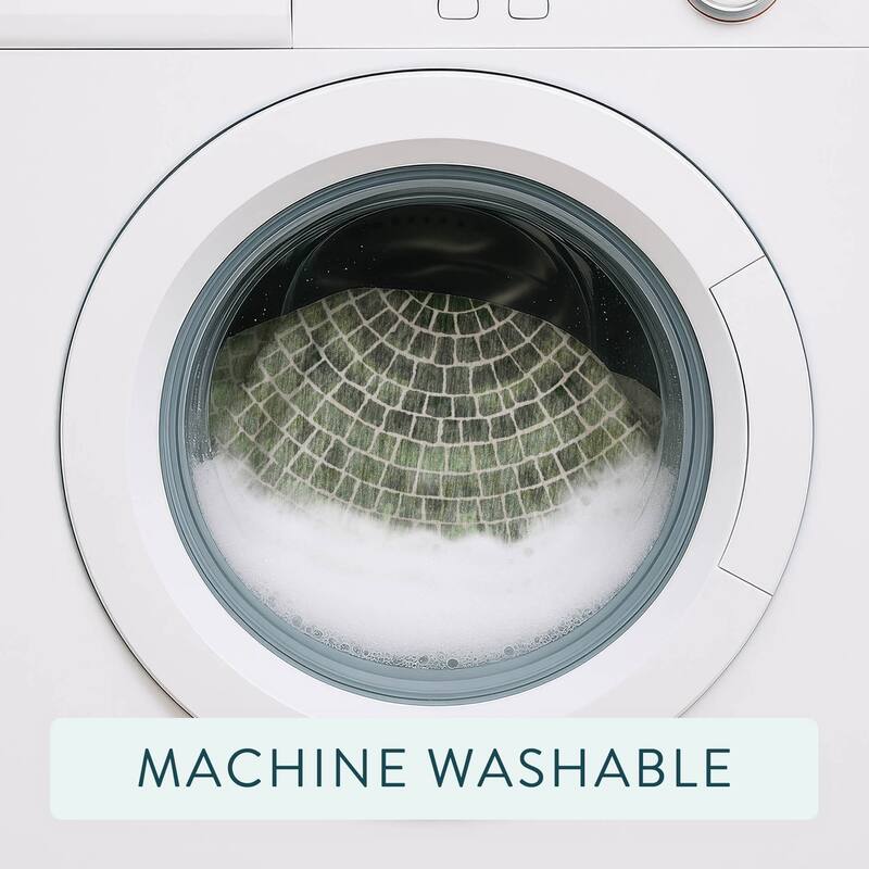 Machine Washable Indoor/ Outdoor Mosaic Rome Chantille Rug