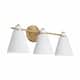 Option Aged Brass & White