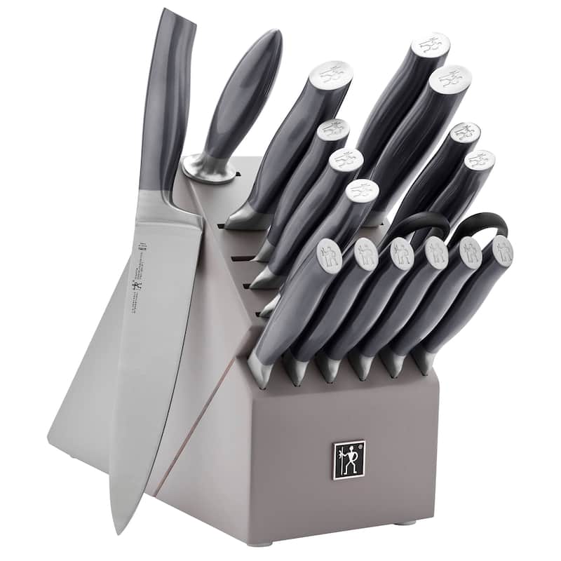 Henckels Graphite 18-pc Knife Block set - Grey - Grey - 18-pc