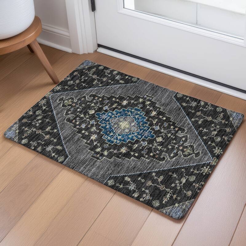 Machine Washable Indoor/ Outdoor Global Marrakesh Chantille Rug