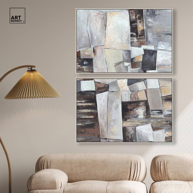 Inside the Future Canvas Set of 2 by Art Remedy