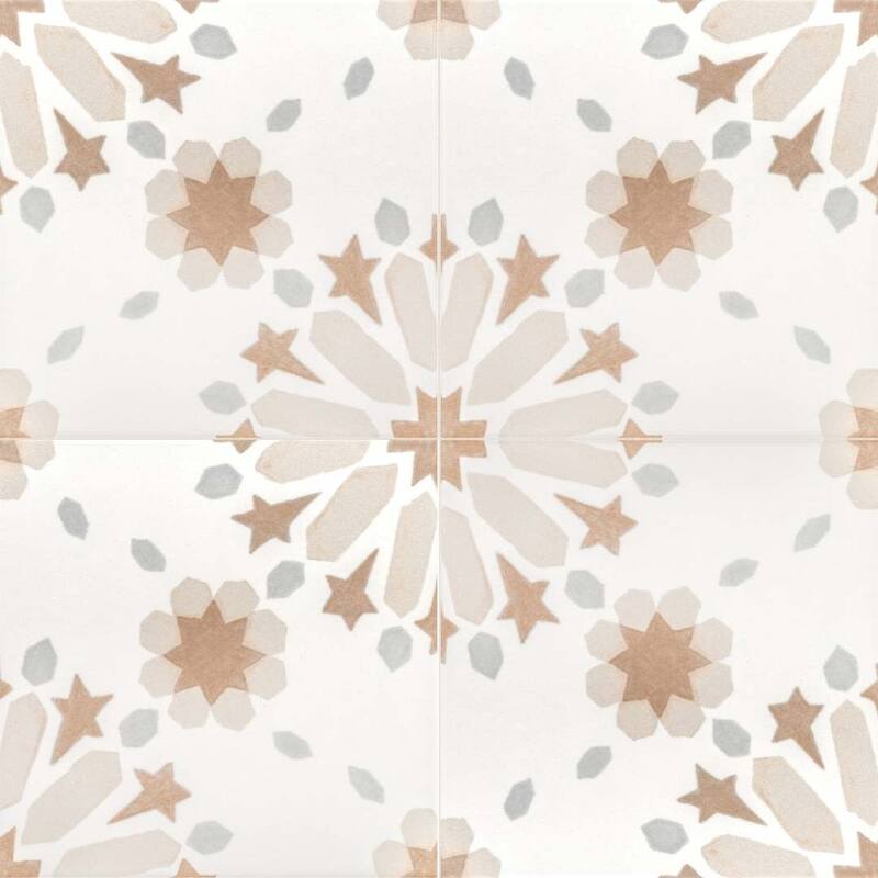 The Tile Life Dahlia 6x6 Matte Porcelain Floor & Wall Tile
