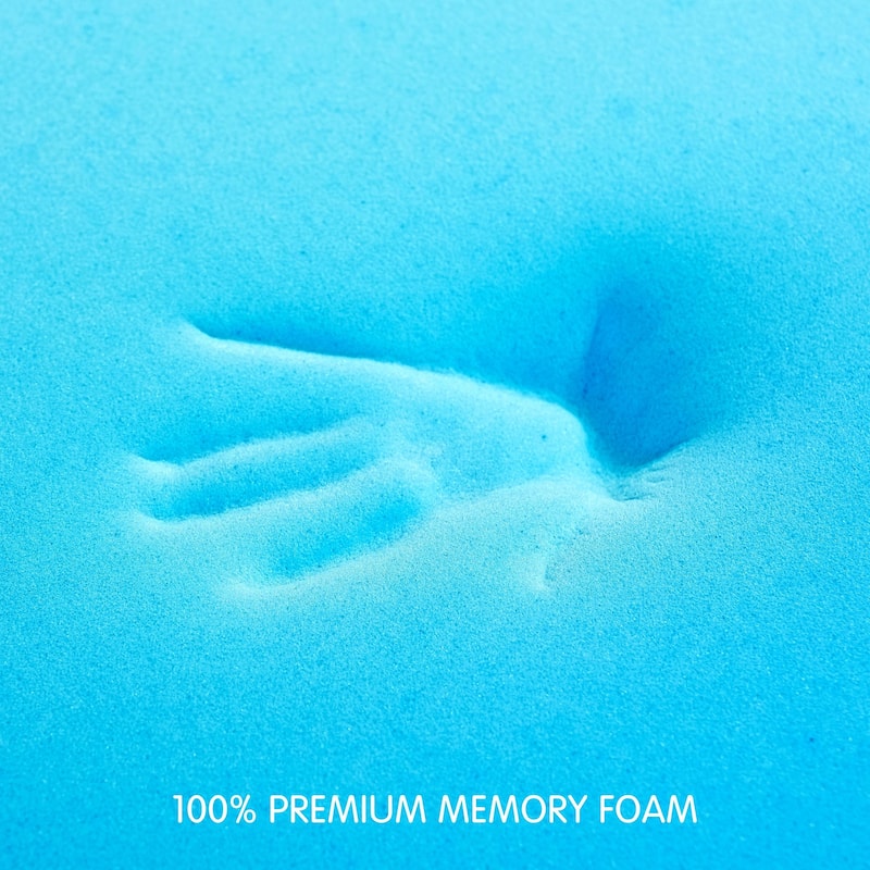 Subrtex Comfort Gel-infused Memory Foam Mattress Topper