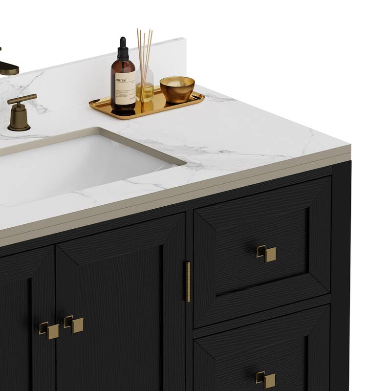 Moasis 36"/40"/ 47" Bathroom Vanity Cabinet with Sink