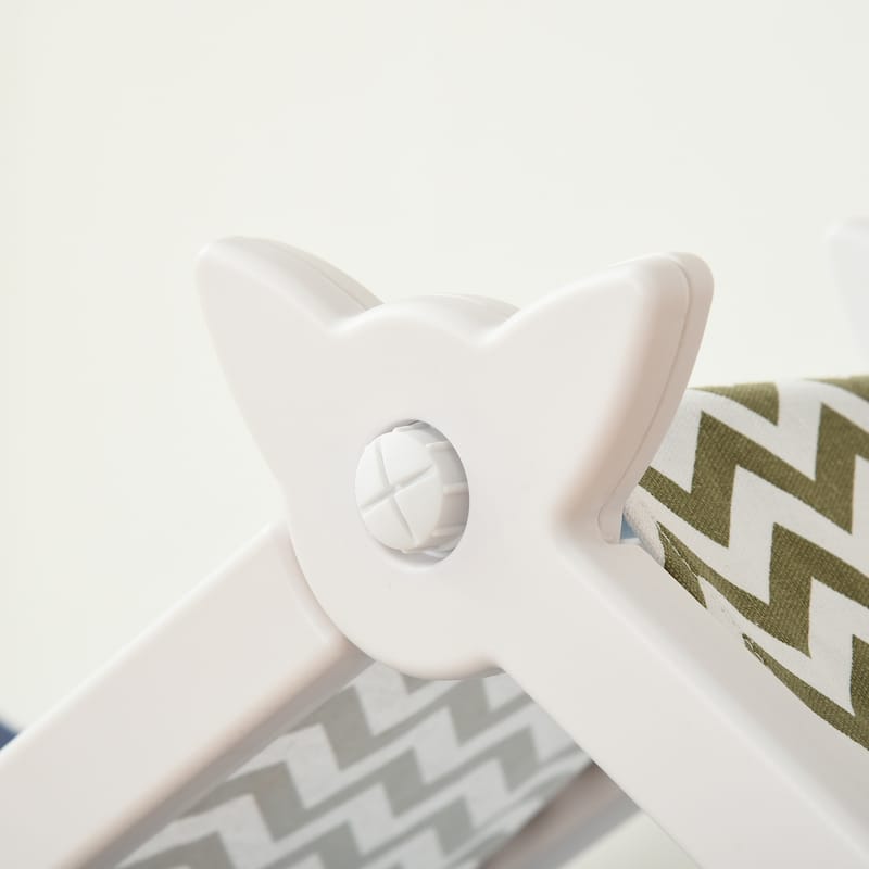 Qaba Toy, Clothing, and School Supplies Kids Storage Organizer Cabinet for Kids Bedroom Storage and More, Shelves with Bins