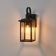 preview thumbnail 14 of 18, KAWOTI Black Outdoor Wall Sconces and Pendant Light