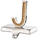 preview thumbnail 4 of 5, National Tree Company 5 in. Gold Sparkle JOY Stocking Holders, 3-Pieces - 5 in