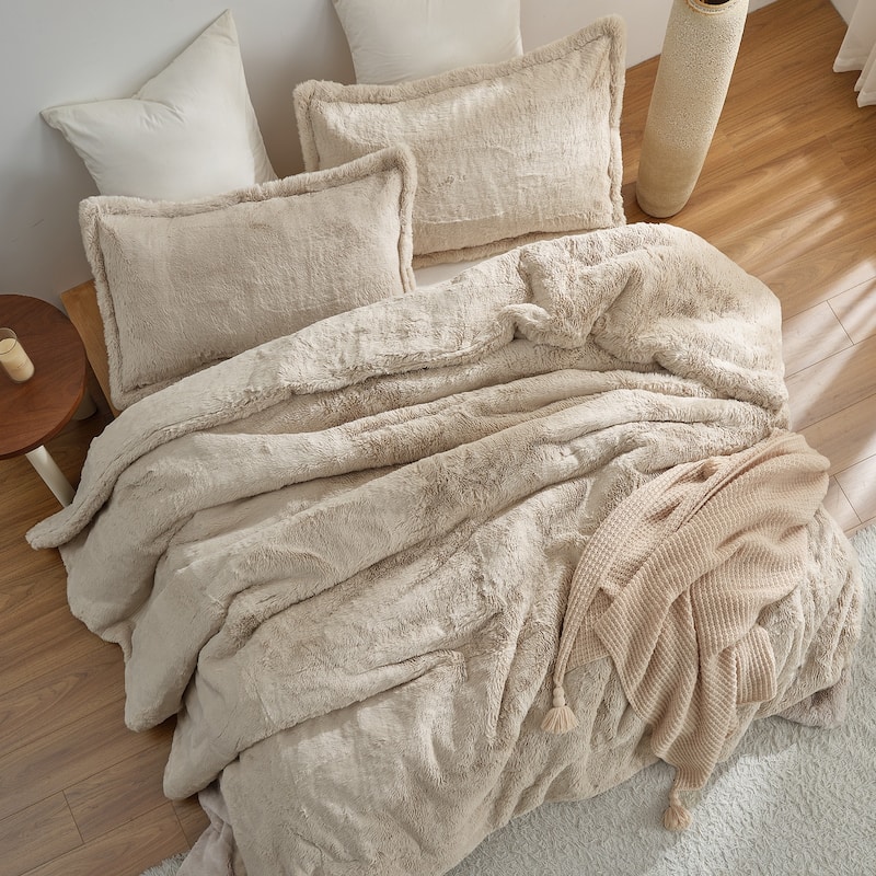 I Am Bed Serious - Coma Inducer® Comforter Set - Taupe Cream - Alaskan King